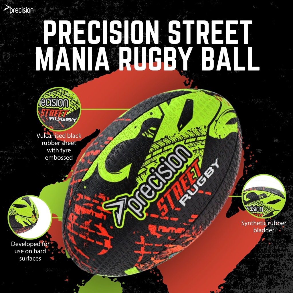 Precision Street Mania Rugby Ball