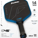 Franklin C45° Carbon Hybrid Series Pickleball Paddle