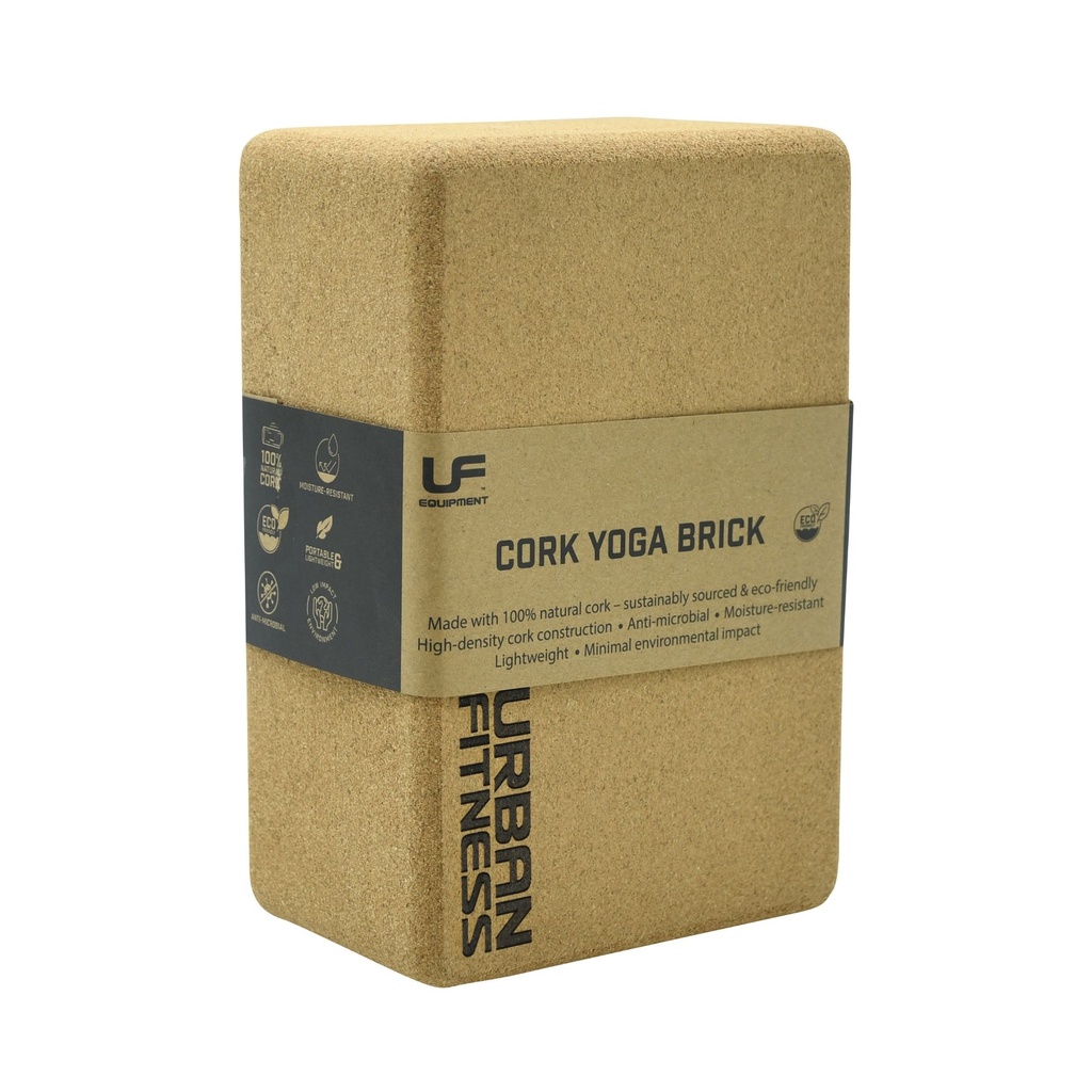 Urban Fitness Cork Yoga Brick