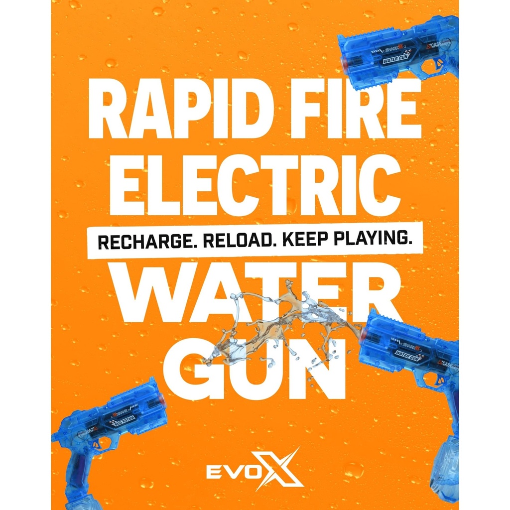 Evo-X Rapid Fire Electric Water Gun