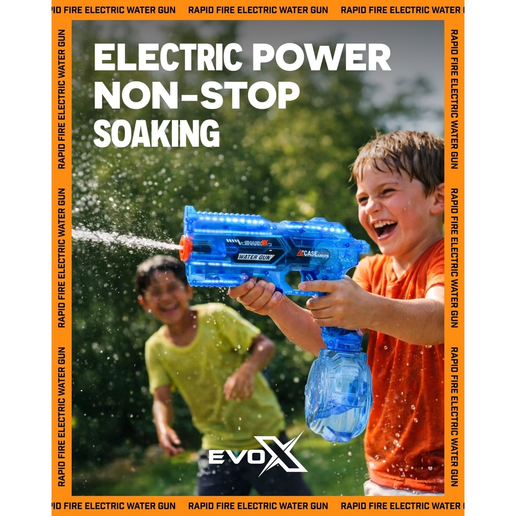 Evo-X Rapid Fire Electric Water Gun