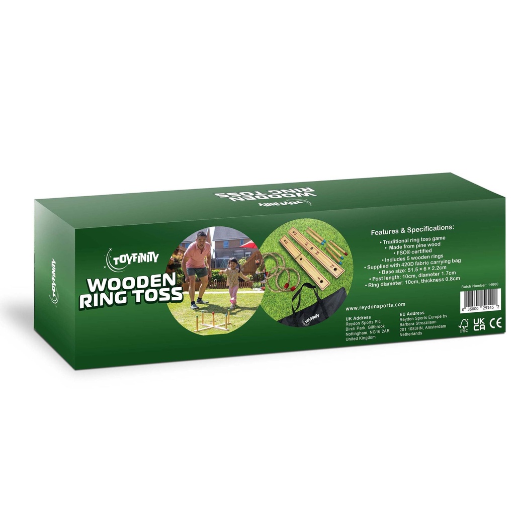 Toyfinity Wooden Ring Toss