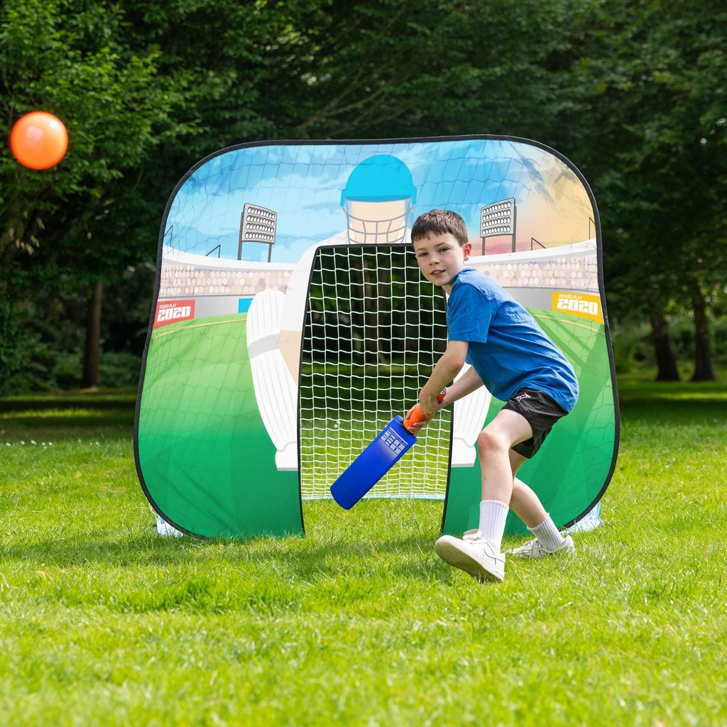 PowerPlay 2 In 1 Pop Up Goal & Wicket Keeper
