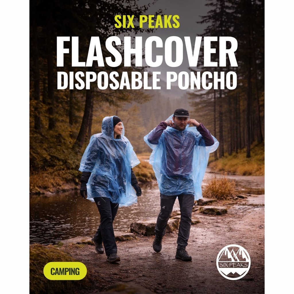 Six Peaks FlashCover Disposable Poncho
