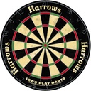 Harrows Lets Play Darts Bristle Board Game