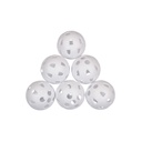 Masters Airflow Practice Balls White (Pack of 6)