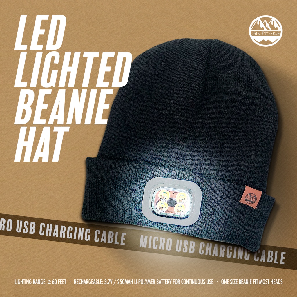 Six Peaks LED Lighted Beanie Hat