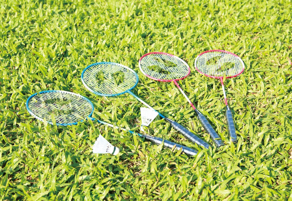 Sportcraft Badminton & Volleyball Combo Set