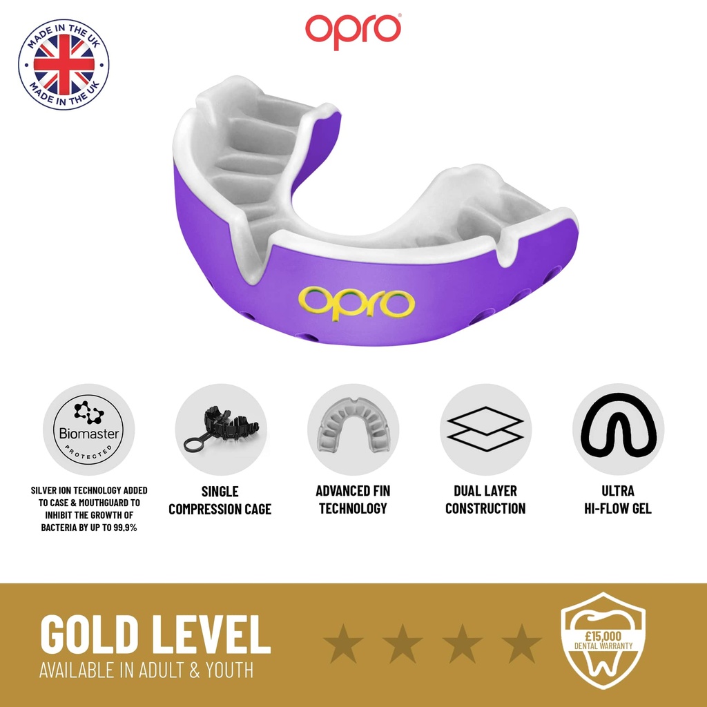 OPRO Gold Self-Fit Mouthguard