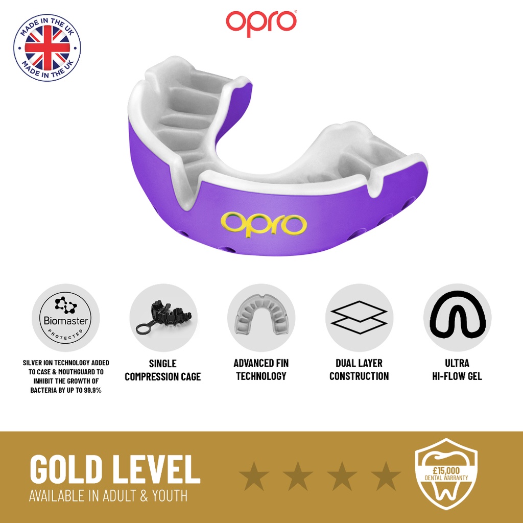 OPRO Self-Fit GEN5 Gold Jawz Mouthguard