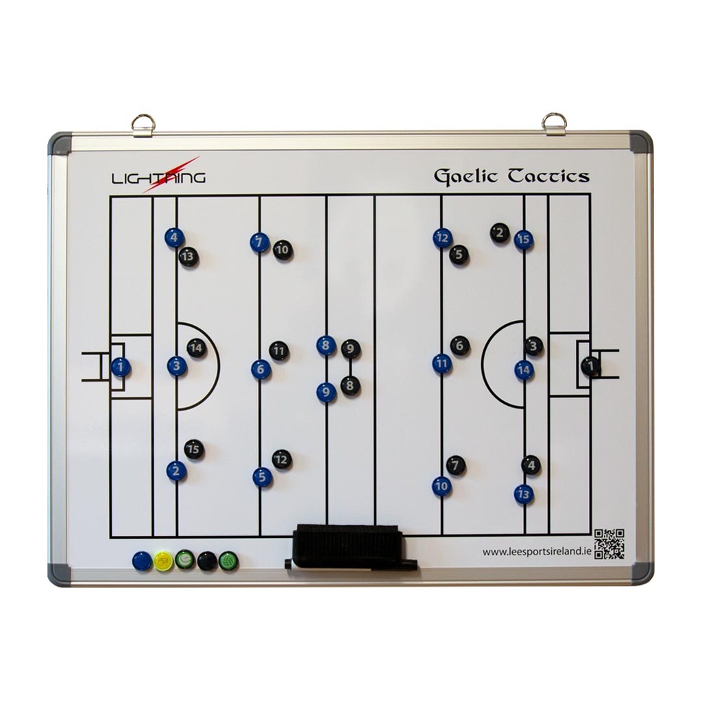 Lightning Gaelic Sport 45x60cm Tactic Board With Carry Case