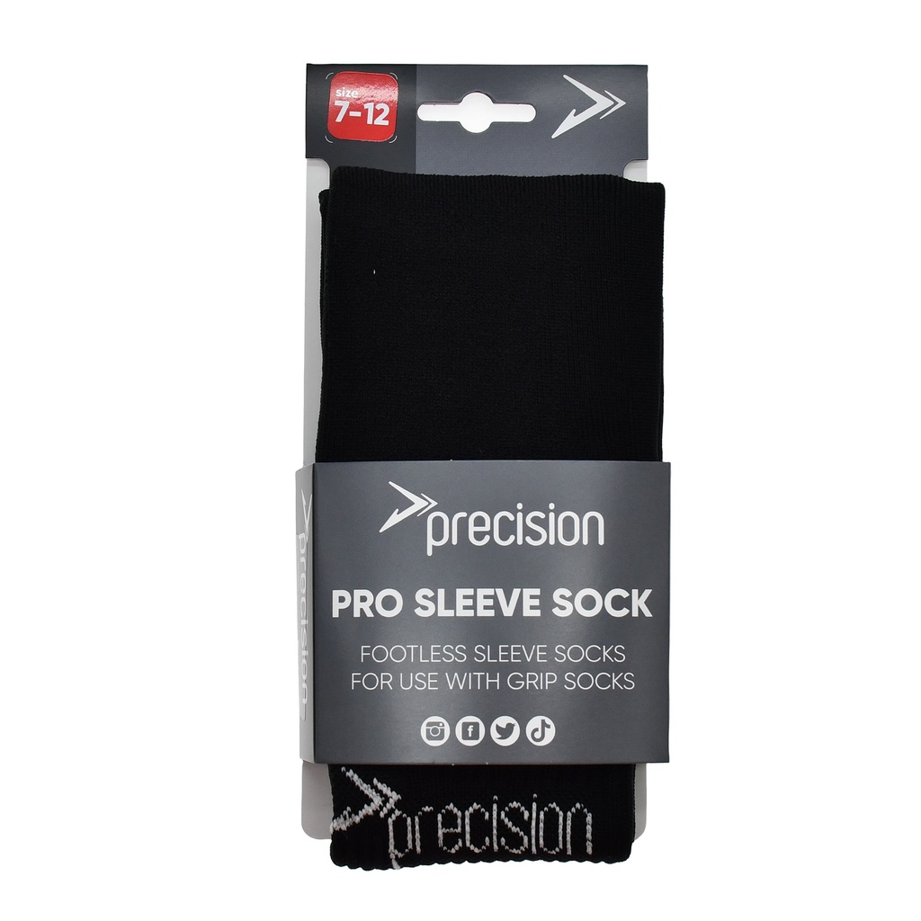 Precision Plain Pro Footless Sleeve Socks Junior