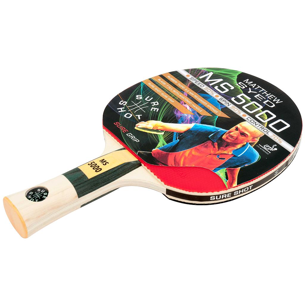 Sure Shot Matthew Syed 5000 2mm ITTF Reversed Rubber Table Tennis Bat