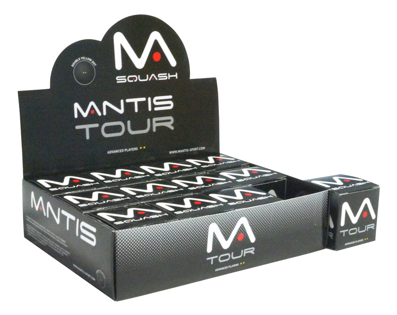MANTIS Tour Squash Balls (Pack of 12)