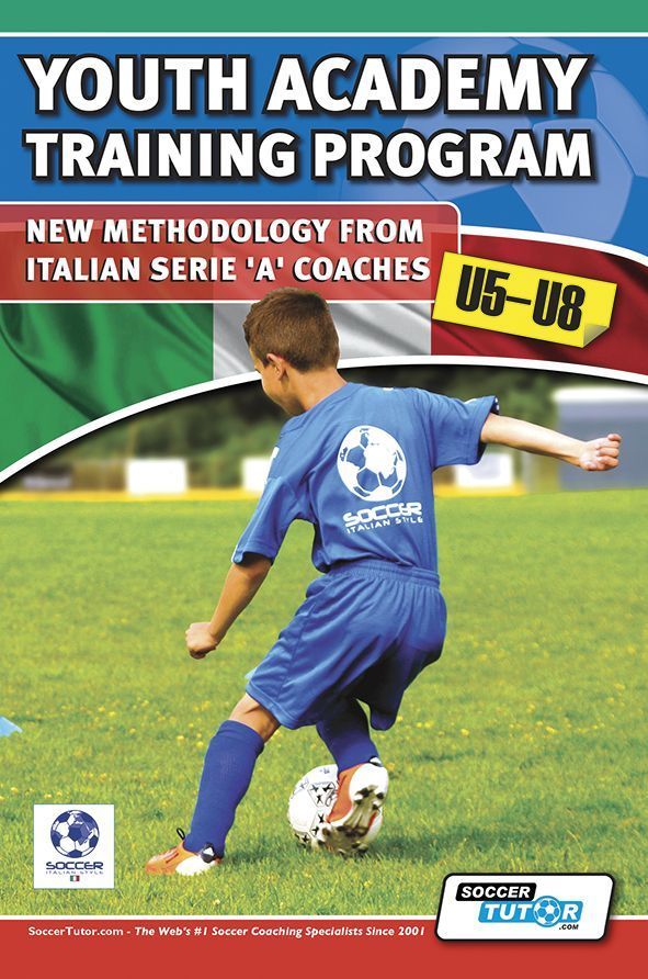 SoccerTutor Youth Academy Training Program U5-8 Book