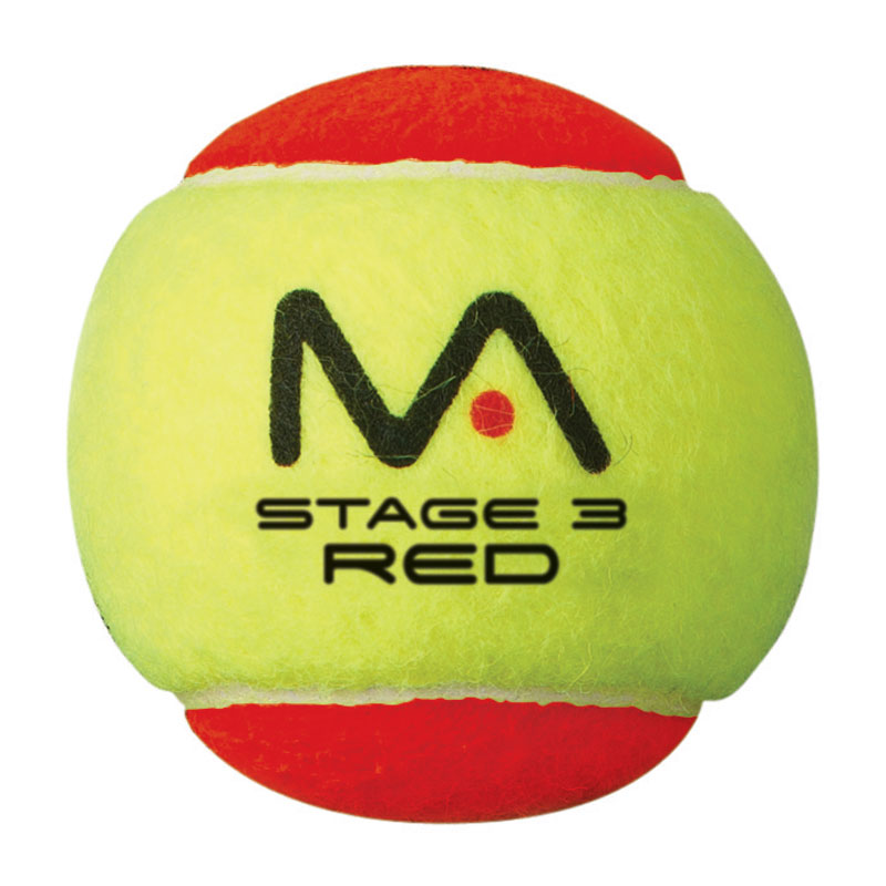 MANTIS Stage 3 Red Tennis Balls (Pack of 12)