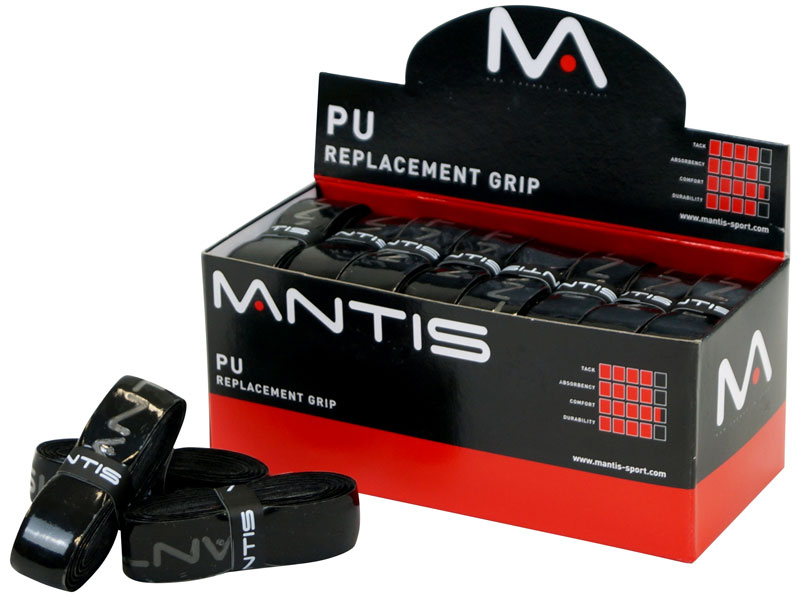 MANTIS PU Replacement Grips Black (Pack of 24)