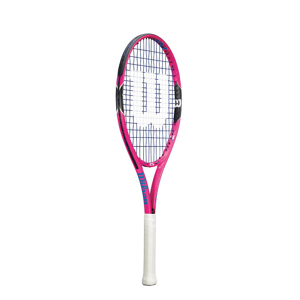 Wilson Burn Pink 25 Tennis Racket Junior