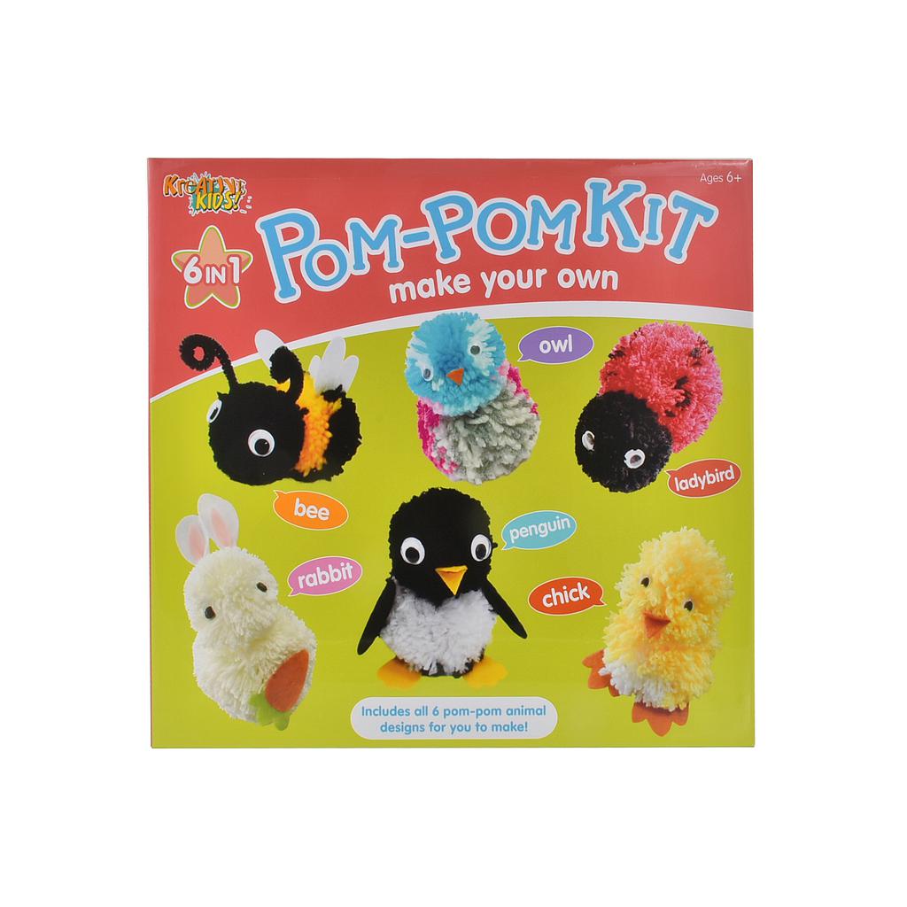 Kreative Kids Pom Pom Kit - Set of 6