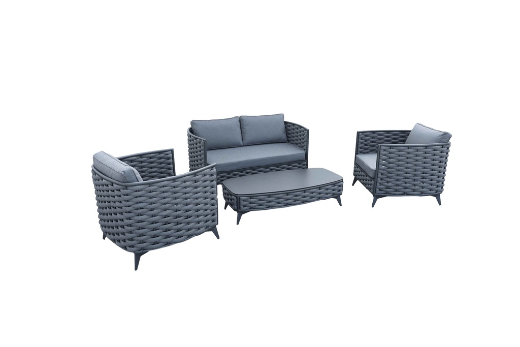SAC Deluxe Rope Weave Patio Set