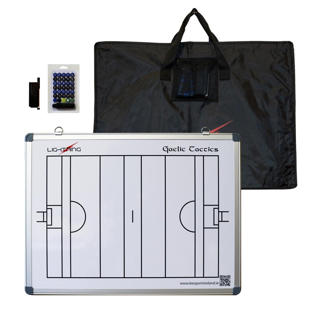 Lightning Gaelic Sport 45x60cm Tactic Board With Carry Case