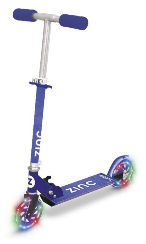Zinc 2 Wheeled Twister Light Up Inline Scooter