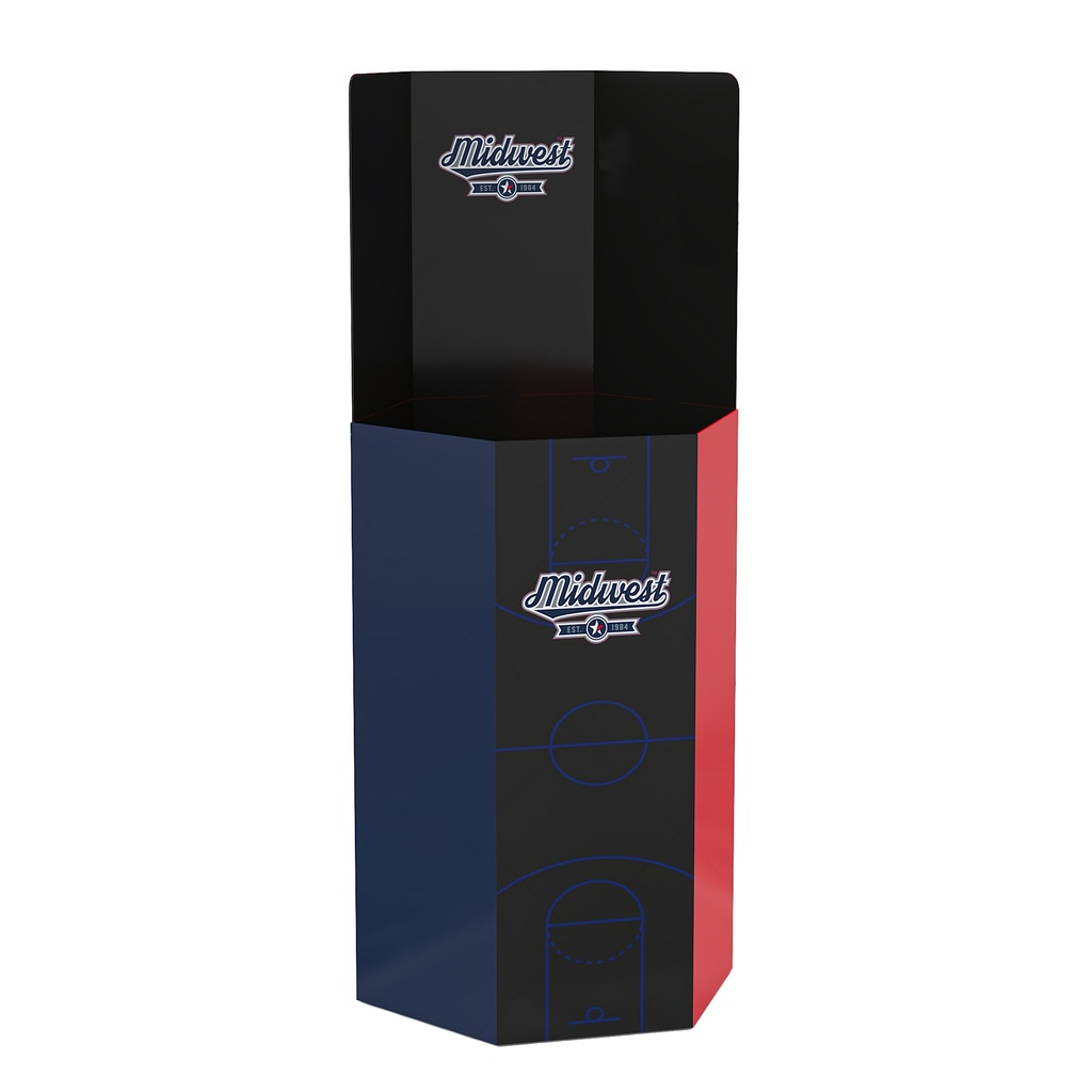 Midwest POS Hex Ball Bin