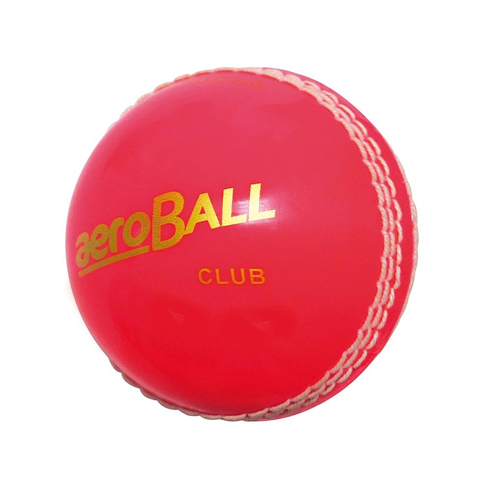 aero Club Cricket Ball Blister Packed Pink