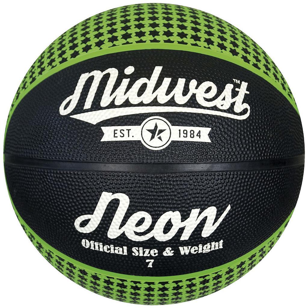Midwest Neon Basketball Black/Green